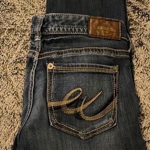Express slim/low rise/skills jeans size 8R